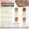 Belloccio Medium Color Shade Foundation Set - Professional Cosmetic Airbrush Makeup in 1/2 oz Bottles view 2