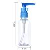 Transparent Travel Bottles Pump Bottle Lotion Dispenser Bottle, 4 Pieces(100 ml) view 2