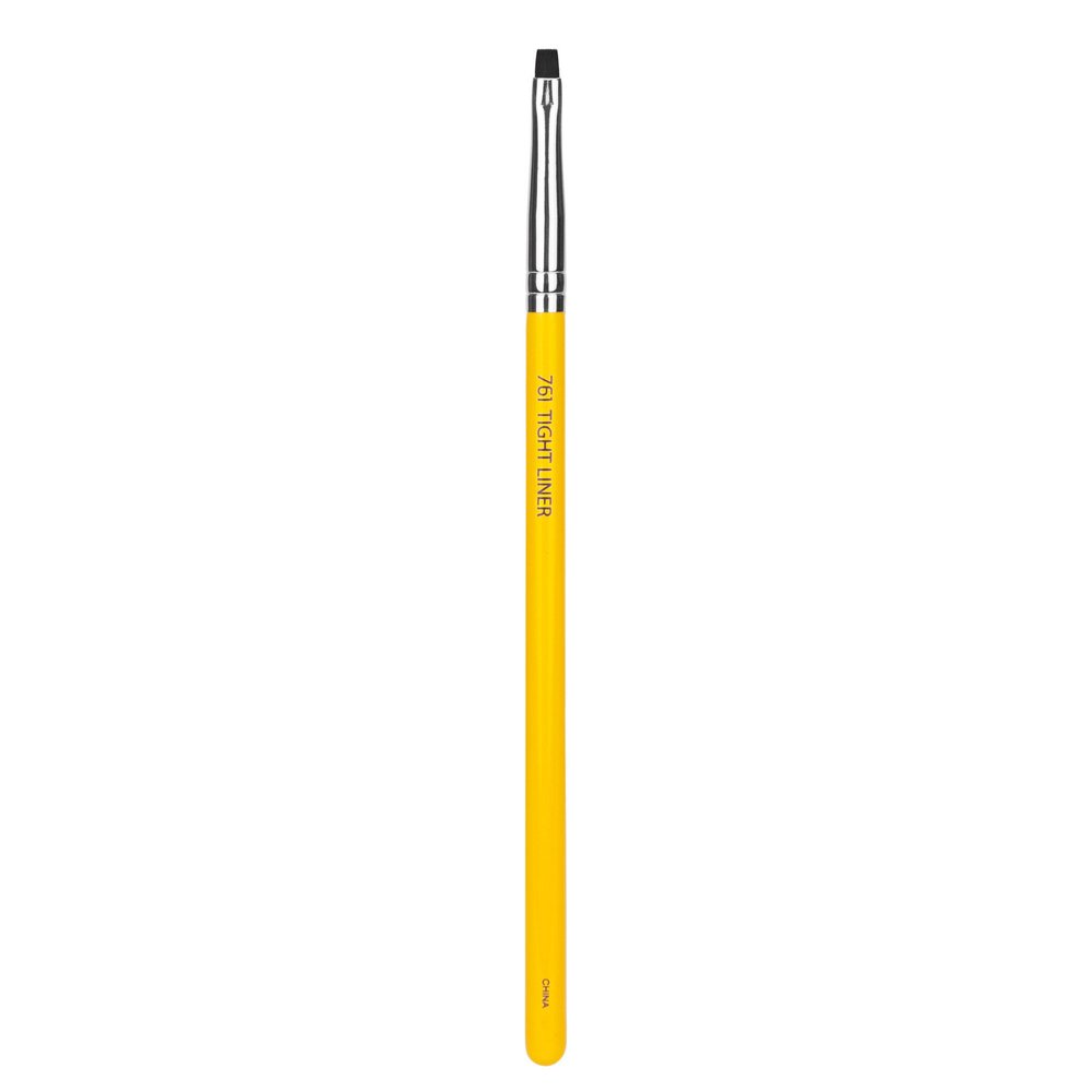 Bdellium Tools Professional Makeup Brush - Studio Series 761 Tight Liner - With Soft Synthetic Fibers, For Precise Application of Eyeshadow (Yellow, 1pc)