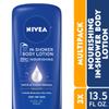 NIVEA Nourishing In Shower Lotion, Body Lotion for Dry Skin, 13.5 Fl Oz Bottle(Pack of 3) view 2