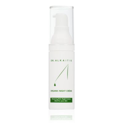 DR. ALKAITIS Organics Night Crme - Restorative Moisturizer with Sacha Inchi & Vitamin Complex - Overnight Repair Cream (30ml/1oz)