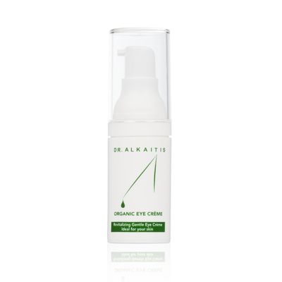 DR. ALKAITIS Organic Eye Crme - Gentle Moisturizer with Sacha Inchi & Signature Botanical Complexes - Circulation-Boosting Dark Circle Care (0.5 fl oz / 15 ml)