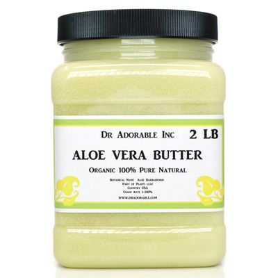 Dr Adorable - 2 lb - Aloe Vera Butter - Pure Natural Premium Organic Cold Pressed