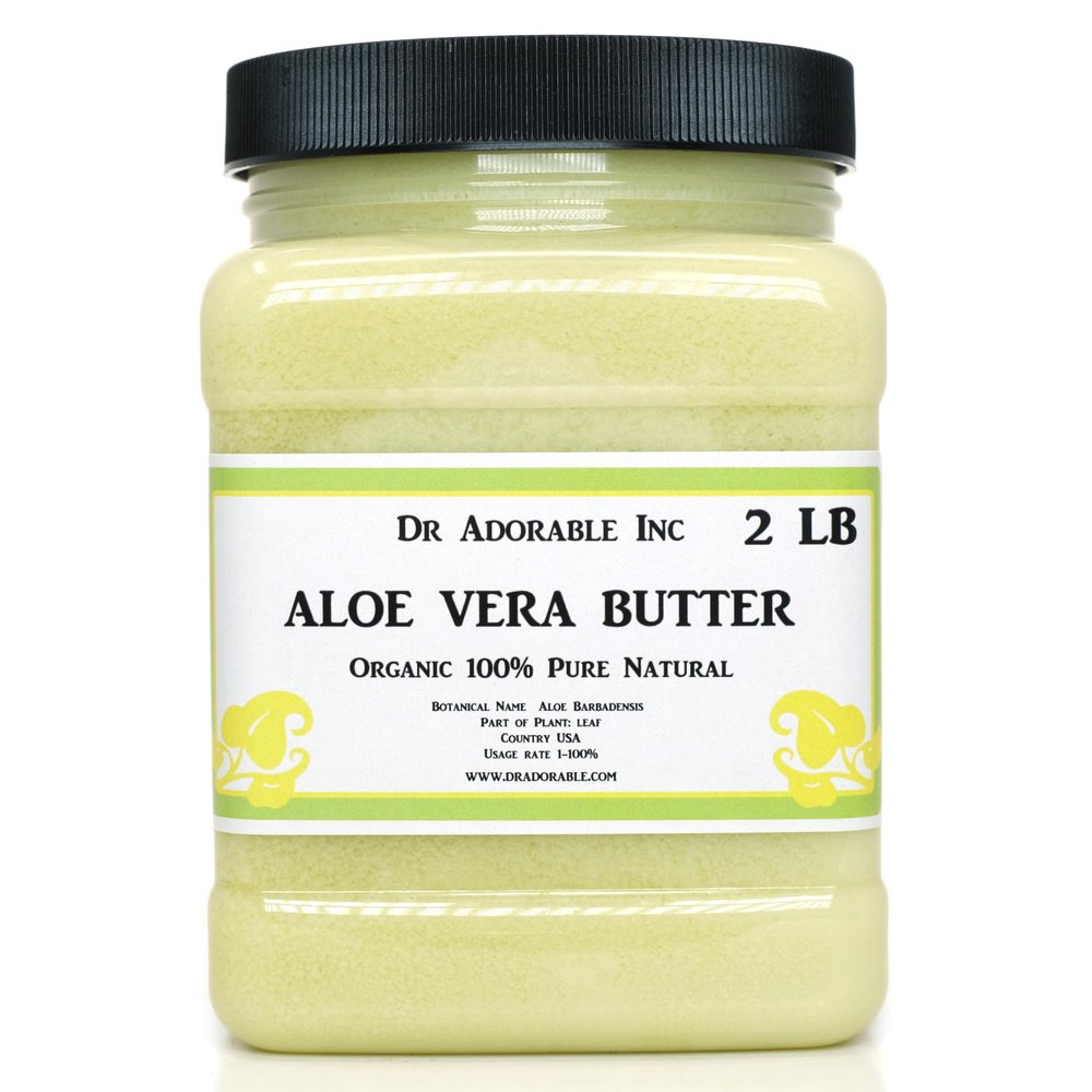 Dr Adorable - 2 lb - Aloe Vera Butter - Pure Natural Premium Organic Cold Pressed