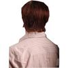 ADAMAI 11'' Cool Men Short Natural Dark-Brown Fluffy Straight Wigs Comfortable Synthetic Hair Wigs view 2