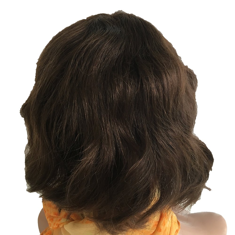 Crystal Factory Jewish/Sheitel Wig 10" Full Machine Made Brazilian Virgin Human Hair Wig #4 Color