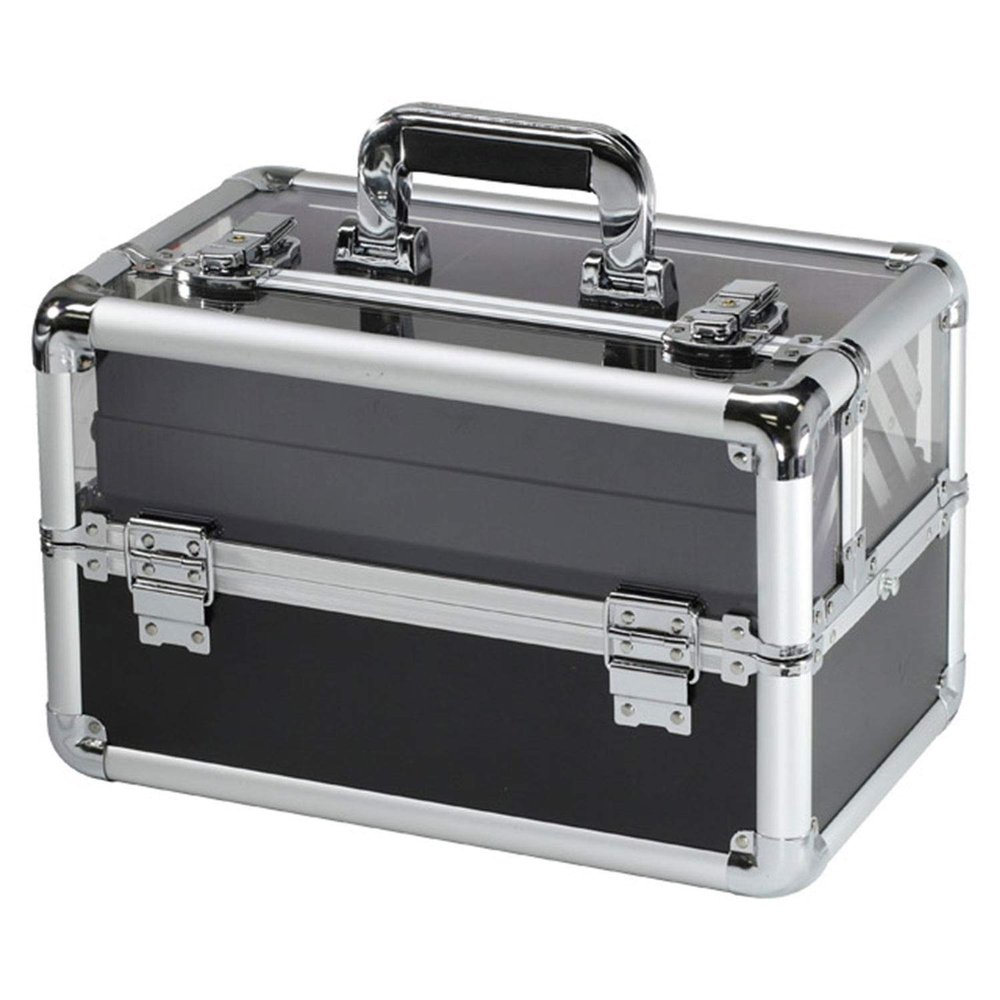T.Z. Case International Compact Beauty Case, Silver, 14-1/2 X 8-1/4 X 9-1/4, 9 Pound