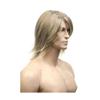 ADAMAI 12'' Cool Men Short Natural Blonde Fluffy Straight Wigs Comfortable Synthetic Hair Wigs view 3
