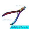 AAPROTOOLS Colorful Cuticle Nipper Manicure Nail Clipper Cutter Trimmer Manicure Nail Tool (Multicolor) Rainbow A+ Quality view 3
