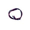 HAND A Pack of 5 Pretty Two-Tone Navy and Burgundy Twisting Elasticated Ponytail Hair Bands view 2