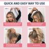 Pony Popper Clip  High Ponytail Holder for Full, Voluminous Styles, Versatile Accessory for All Hair Types, Ponytail Volumizer for Thick & Long Hair, Fancy Accessories for Women, Clear Pony Popper view 3