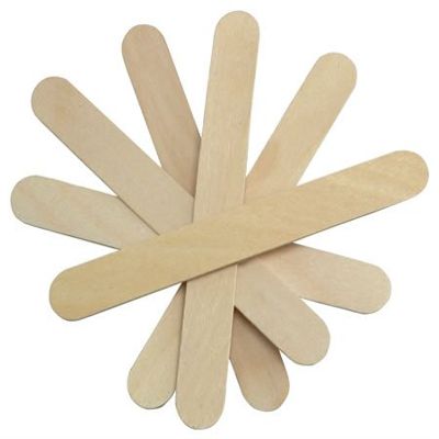 Cotton Orchid Bulk Large Wide Wood Wax Spatula Applicator 6" x 3/4" 10,000 pieces