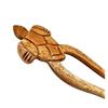 Hawaiian Honu Sea Turtle Hand Carved Wood Hair Stick From Hawaii view 2