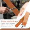 Straight Razor Strop Leather Sharpening Strap Barber Leather view 4