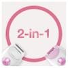 Braun Silk Epil 3 Epilator - Dual Voltage 110-220 Volts - Legs & Body (3270) (Free LiteFuze 110 Volt Plug) view 3