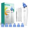 VOYOR Blackhead Remover Pore Vacuum - Electric Face Vacuum Pore Cleaner Acne White Heads Removal with 6 Suction Heads (BR410) view 1