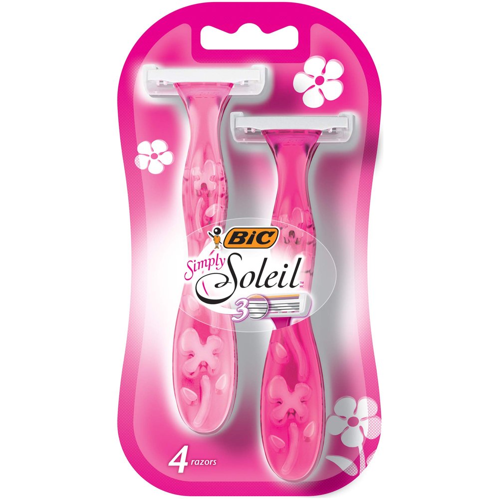 BIC Simply Soleil Shaver, 4 ct