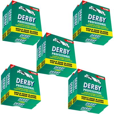 1000 "Derby Professional" Single Edge Razor Blades for straight razor