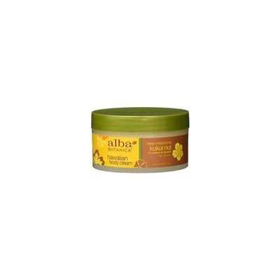 ALBA BOTANICA Kukui Nut Body Cream, 6.5 Ounce