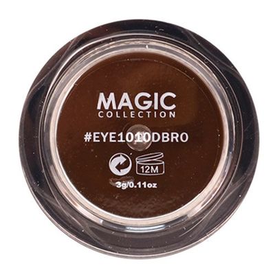 (2 PACK) Magic Collection Matte Waterproof Eyebrow Gel 0.11oz Dark Brown