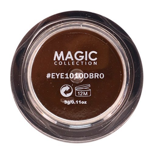 (2 PACK) Magic Collection Matte Waterproof Eyebrow Gel 0.11oz Dark Brown