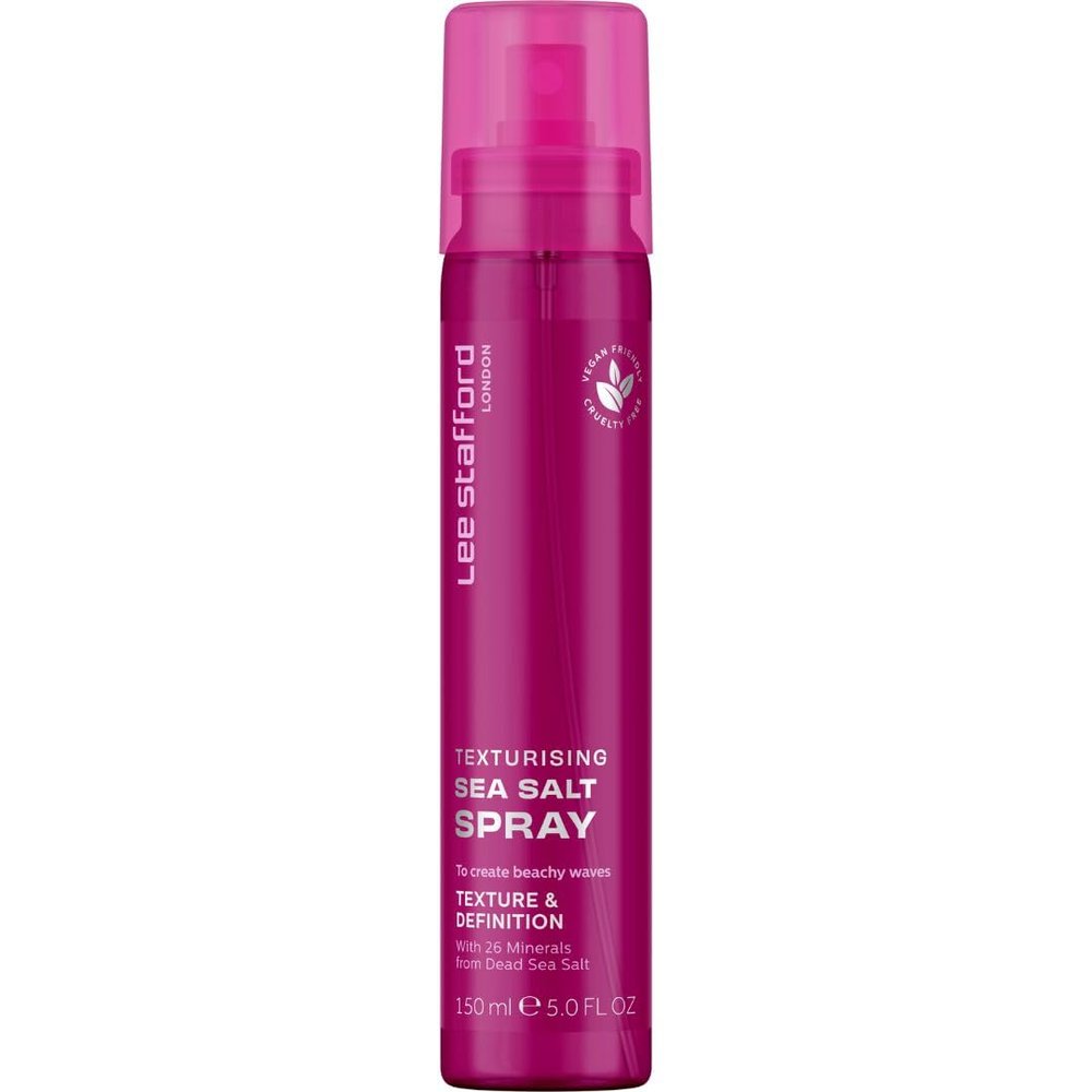 Lee Stafford Sea Salt Hair Texturizing Spray | Styling - for Natural Tousled Surf Beach Waves, Adds Shine, Texture, & Definition, Quick Styling, Best Salty Hairspray, for Men & Women, 5 Fl Oz