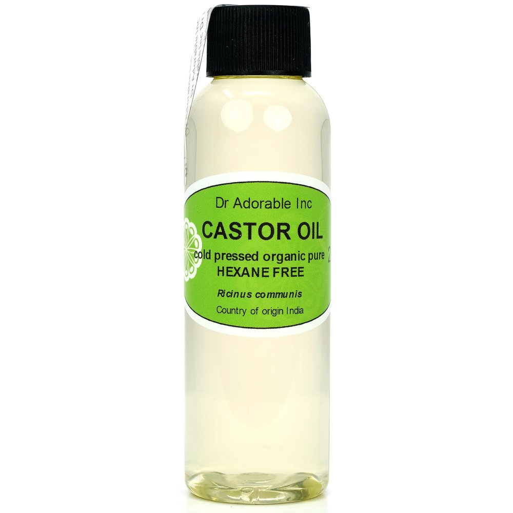 Dr Adorable - 2 oz - Premium Castor Oil - 100% Pure Natural Organic Cold Pressed Virgin