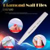 100/180 Grit Emery Boards for Nails,Professional Nail Files for Natural Nails,Double Sides Washalbe Buffer Block Disposable Nail Files for Acrylic Nails view 2