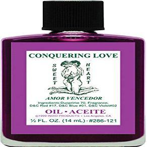 (1Pack) Indio Products Spiritual Anointing Oil- Conquer Love 1/2oz