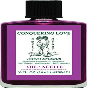 (1Pack) Indio Products Spiritual Anointing Oil- Conquer Love 1/2oz