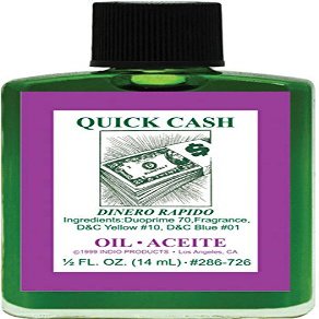 (1Pack) Indio Products Spiritual Anointing Oil- Quick Cash 1/2oz