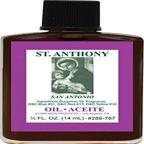 (1Pack) Indio Products Spiritual Anointing Oil- ST Anthony 1/2oz