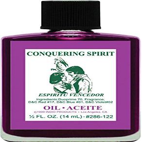 (1Pack) Indio Products Spiritual Anointing Oil- Conquer Spirit 1/2oz
