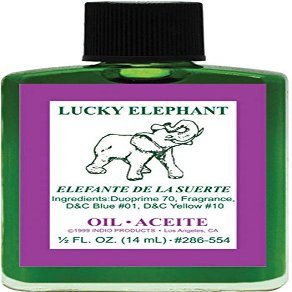 (1Pack) Indio Products Spiritual Anointing Oil- Lucky Elephant 1/2oz