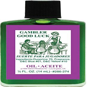 (1Pack) Indio Products Spiritual Anointing Oil- Gambler Good LK 1/2oz