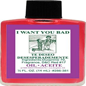 (1Pack) Indio Products Spiritual Anointing Oil- I Want You Bad 1/2oz