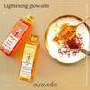 Auravedic Kumkumadi Oil & Skin Oil Combo | Saffron, Turmeric and Winter Cherry Infused Face Moisturizer | Hydrating & Moisturizing | for All Skin Types | 3.38Fl Oz (100ml) view 4