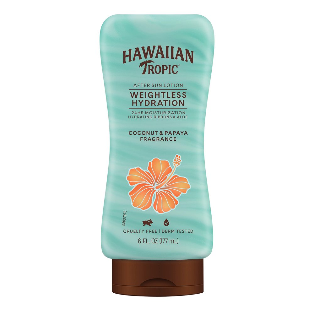 Hawaiian Tropic Weightless Hydration After Sun Lotion with Aloe, 6oz | Hawaiian Tropic Lotion, Moisturizing Lotion, After Sun Care, After Sun Moisturizer, Hydrating Lotion, 6oz