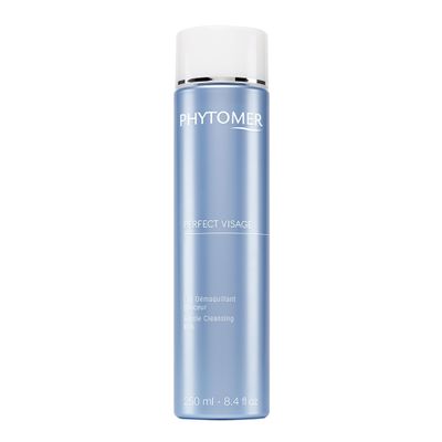 Phytomer Perfect Visage Gentle Cleansing Milk | Moisturzing Daily Face Cleanser & Makeup Remover | Sustainable & Eco-Friendly Skincare | 250ml