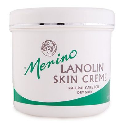 Dry Skin Lanolin Cream for Cracked Heels, Elbows and Soft Hands (500g/17.63 oz) Large Jar