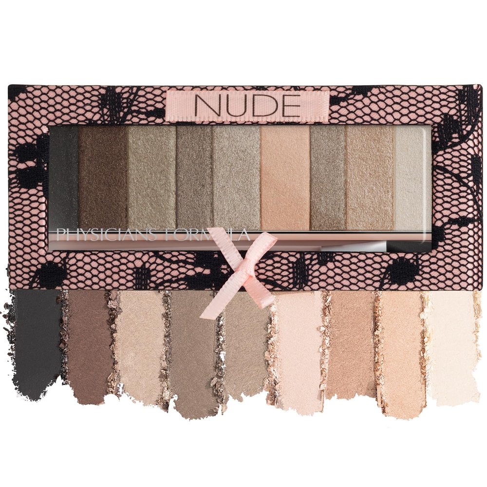 Physicians Formula Shimmer Strips Eyeshadow, Multi-Finish Nude Palette with Extreme Shimmer, Hypoallergenic & Cruelty-Free  Nude