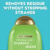 OGX Extra Strength Refreshing Scalp + Teatree Mint , Invigorating Scalp Shampoo with Tea Tree & Peppermint Oil & Witch Hazel, Paraben/ Sulfate-Free Surfactants, 13 fl oz view 3