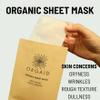 ORGAID Organic Sheet Mask | Made in USA (Anti-aging & Moisturizing, pack of 4) view 4