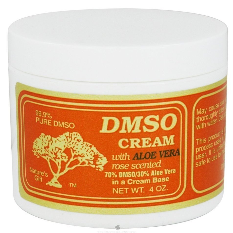 Natures Gift Dmso Cream, with Aloe Vera Rose Scented - 4 Oz (Pack of 12)