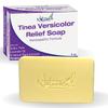 Natural Tinea Versicolor Relief by Naturasil - 10% Anti-Itch Sulfur Soaps | Best for Tinea, Ringworm, Jock Itch & Irritation | Safe for Kids & Adults | Fast & Effective for All Skin Types | 4 oz Bar view 1