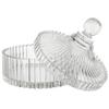 Shelley Kyle Large Lidded Crystal Puff Dish (Puff not Included) view 1