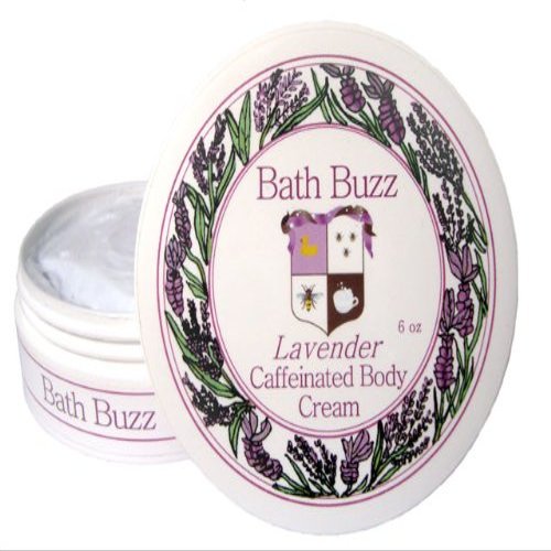 Bath Buzz Lavender Caffeinated Body Cream - 6 oz