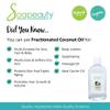 FRACTIONATED COCONUT OIL Cold Pressed Refined | 100% Natural Available in Bulk | Carrier for Essential Oils, Face, Skin, Hair Moisturizer, Soap Making | (4 OZ) view 3
