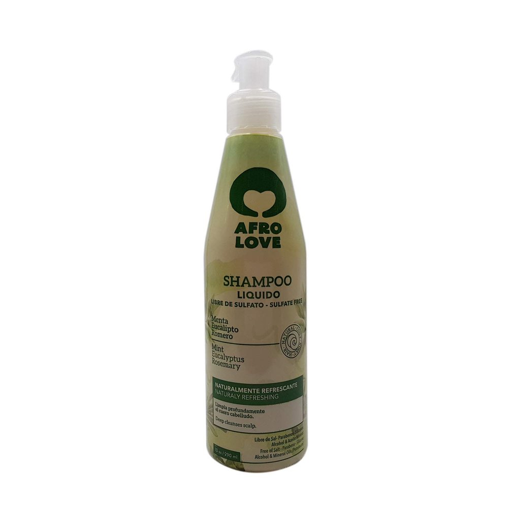 Afro Love Shampoo 16oz  Sulfate-Free, Moisturizing & Curl-Defining Shampoo for Natural, Curly, and Coily Hair  Hydrating Formula with Coconut & Aloe Vera  Gentle Cleanser for Dry & Damaged Hair