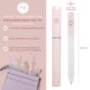 Malva Belle Best Crystal Glass Nail File for Women - File & Travel Case Set - Heavy Duty for Natural Nails, Gel - Professional Nail Shaper  Nail Care Essentials - Pastel Pink 2mm view 2